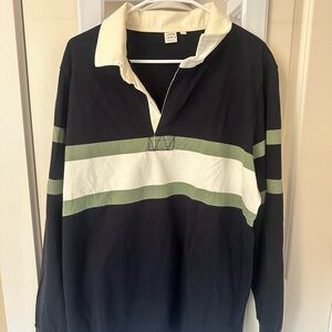 Black and Green Rugby Shirt